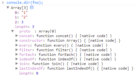 Chrome 透過 console.dir() 取得 javascript 物件屬性